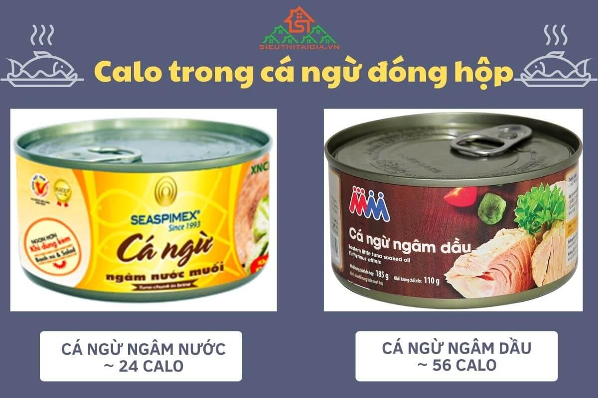 cá hộp bao nhiêu calo