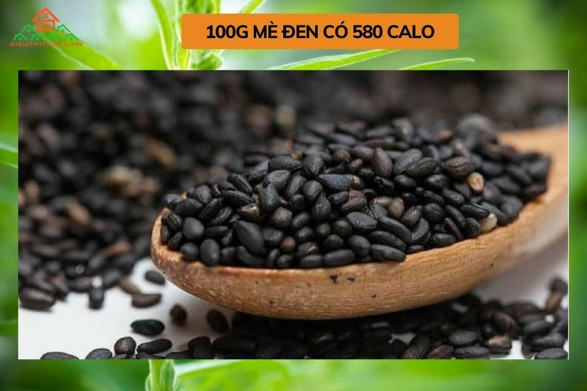 Mè đen bao nhiêu calo