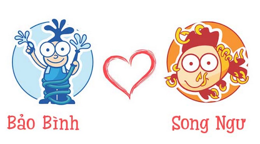 Nam Bảo Bình hợp với nữ Song Ngữ