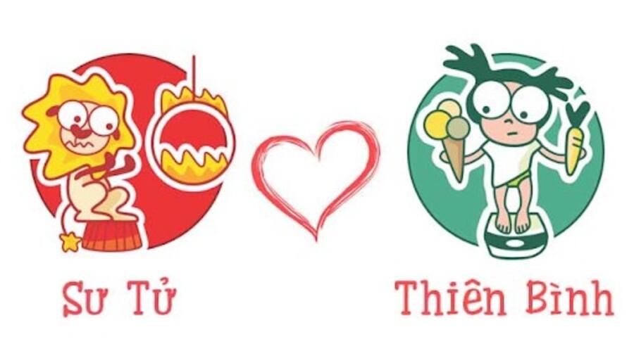 Nữ Thiên Bình hợp với nam Sư Tử